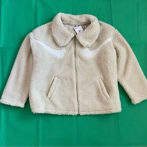 Nike Womens Sportswear Swoosh Fleece Jacket Sizes 1X & 3X Rattan Sail DM9226-206